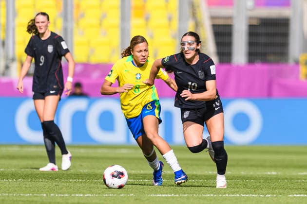Football, Women, Under-20s, World Cup, Brazil v USA