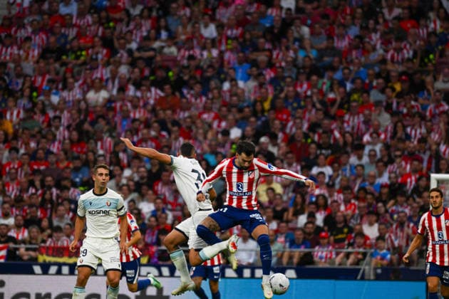 September 16, 2026, Madrid, Madrid, Spain: Atletico Madrid s Spanish forward Alex Baena during the Spanish league football match between Club Atletico de Madrid and CA Osasuna at the Metropolitano stadium in Madrid on September 16, 2026. Spanish League Football Match Between Club Atletico De Madrid And CA Osasuna At Riyadh Air Metropolitano In Madrid, On September 16, 2026.  - ZUMAd308 20260916_zsp_d308_019 Copyright: xJuanxCarlosxLucasx