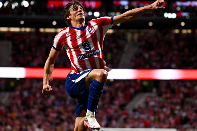 September 16, 2026, Madrid, Madrid, Spain: Atletico Madrid s Spanish defender Robin Le Normand celebrates scoring his team s third goal during the Spanish league football match between Club Atletico de Madrid and CA Osasuna at Riyadh Air Metropolitano in Madrid, Spain, on September 16, 2026. Madrid Spain - ZUMAd308 20260916_zsp_d308_034 Copyright: xJuanxCarlosxLucasx