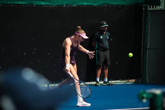 SP Open agita calendário do tênis em SP SaO PAULO, SP - 16.09.2026: SP OPEN AGITA CALENDaRIO DO TÃªNIS EM SP - The second edition of the SP Open, a WTA, Tennis Damen 250 tournament, brings together Brazilian and international tennis players between September 12 and 20, 2026, at Parque Villa-Lobos, in Sao Paulo (SP). In the photo, Mary Stoiana of the United States during a match against Claire Liu, this Wednesday (16). (Photo: AngÃ lica Alves Fotoarena) x3017385x  AngÃ licaxAlves