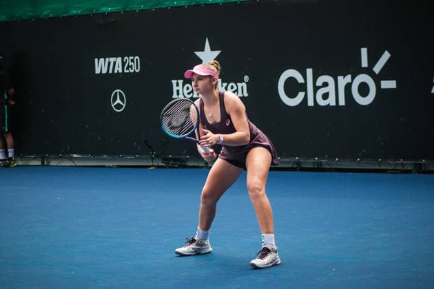 SP Open agita calendário do tênis em SP SaO PAULO, SP - 16.09.2026: SP OPEN AGITA CALENDaRIO DO TÃªNIS EM SP - The second edition of the SP Open, a WTA, Tennis Damen 250 tournament, brings together Brazilian and international tennis players between September 12 and 20, 2026, at Parque Villa-Lobos, in Sao Paulo (SP). In the photo, Mary Stoiana of the United States during a match against Claire Liu, this Wednesday (16). (Photo: AngÃ lica Alves Fotoarena) x3017421x  AngÃ licaxAlves
