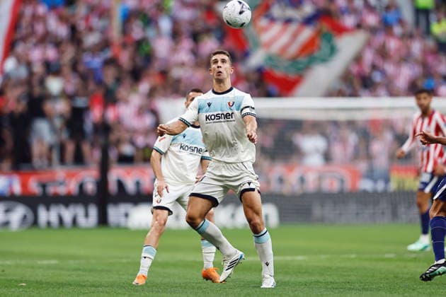 Asier Osambela (Osasuna), SEPTEMBER 16, 2026 - Football Soccer : Spanish LaLiga EA Sports match between Club Atletico de Madrid - CA Osasuna at the Estadio Riyahd Air Metropolitano in Madrid, Spain. Noxthirdxpartyxsales  aflo_348583854 MutsuxKawamorix