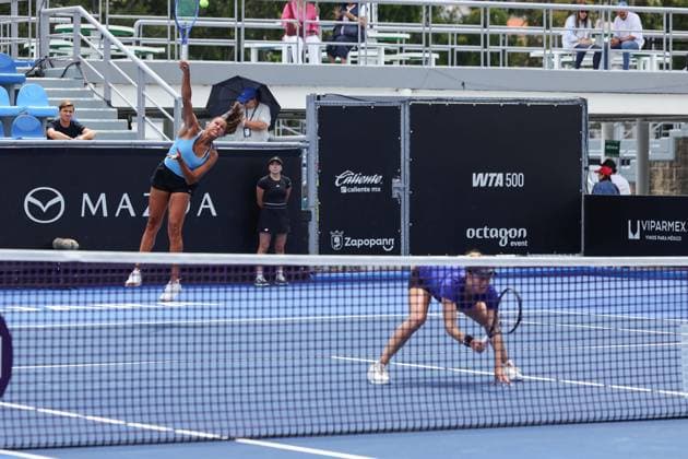 WTA GUADALAJARA OPEN 2026 WTA GUADALAJARA OPEN 2026 DALAYNA HEWITT CATHERINE HARRISON VS KATARZYNA PITER QUINN GLEASON 09 16 2026 GUADALAJARA, JALISCO Action photo of Dalayna Hewitt and Catherine Harrison during a match at the 2026 WTA Guadalajara Open, held at the Centro Panamericano de Tenis in Guadalajara, Jalisco, Mexico Action photo of Dalayna Hewitt and Catherine Harrison, during a match at the 2026 WTA Guadalajara Open held at the Centro Panamericano de Tenis in Guadalajara, Jalisco, Mexico. PHOTO BY IMAGENSHOP PHOTO AGENCY GUADALAJARA, JALISCO, MEXICO Copyright: xIMAGENSHOPxAGENCIAxFOTOGRAFICAx