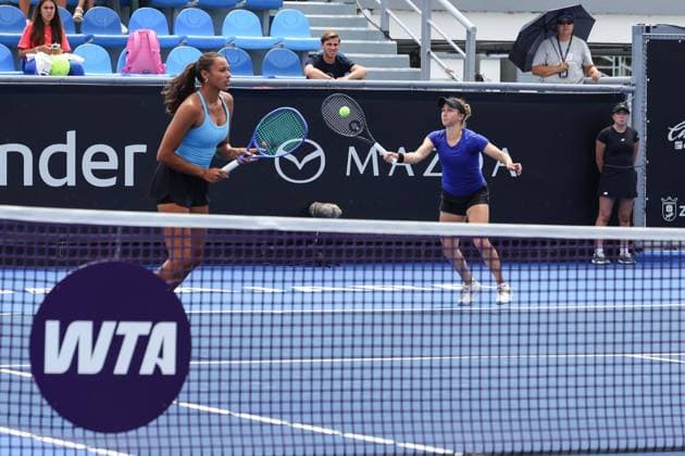 WTA GUADALAJARA OPEN 2026 WTA GUADALAJARA OPEN 2026 DALAYNA HEWITT CATHERINE HARRISON VS KATARZYNA PITER QUINN GLEASON 09 16 2026 GUADALAJARA, JALISCO Action photo of Dalayna Hewitt and Catherine Harrison during a match at the 2026 WTA Guadalajara Open, held at the Centro Panamericano de Tenis in Guadalajara, Jalisco, Mexico Action photo of Dalayna Hewitt and Catherine Harrison, during a match at the 2026 WTA Guadalajara Open held at the Centro Panamericano de Tenis in Guadalajara, Jalisco, Mexico. PHOTO BY IMAGENSHOP PHOTO AGENCY GUADALAJARA, JALISCO, MEXICO Copyright: xIMAGENSHOPxAGENCIAxFOTOGRAFICAx