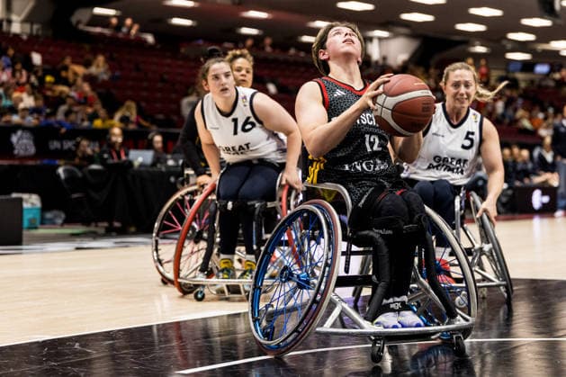 Wheelchair basketball, women, IWBF World Championships, Great Britain v Germany