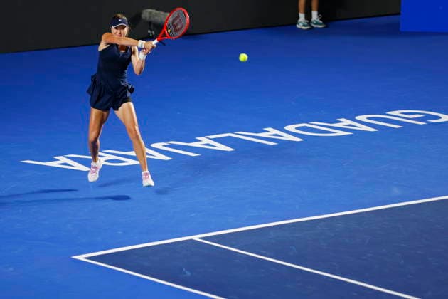 Guadalajara Open tennis tournament Kayla Day of the US returns a ball against Liudmila Samsonova of Russia during a match at the Guadalajara Open WTA, Tennis Damen 500 in Guadalajara, Jalisco, Mexico, 16 September 2026. Guadalajara Mexico  Copyright: xFRANCISCOxGUASCOx