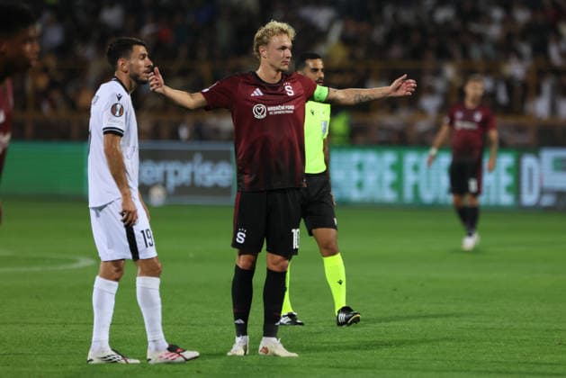 Ararat-Armenia v Sparta Praha - UEFA Europa League Adam Karabec of Sparta Praha during the UEFA Europa League match at Vazgen Sargsyan Republican Stadium in Yerevan, Armenia, on September 16, 2026. Yerevan Armenia  Copyright: xGurgenxHakobyanx originalFilename:hakobyan-uefaeuro260916_npprp.jpg