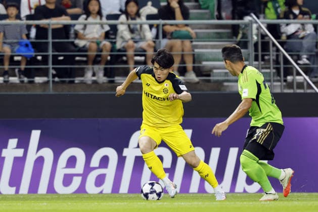 Yusei Yamanouchi (Reysol), SEPTEMBER 16, 2026 - Football Soccer : 2026-27 AFC Champions League Elite Eest Region League Stage match between Jeonbuk Hyundai Motors FC 2-1 Kashiwa Reysol at Jeonju World Cup Stadium in Jeonju, South Korea. Noxthirdxpartyxsales  aflo_348614247 AtsushixTokumarux