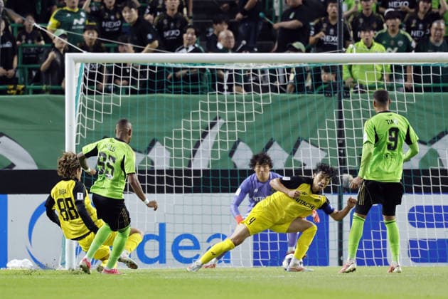 Italo da rosa (Jeonbuk), Kashiwa Reysol team group, Mannschaftsbild, Totale SEPTEMBER 16, 2026 - Football Soccer : 2026-27 AFC Champions League Elite Eest Region League Stage match between Jeonbuk Hyundai Motors FC 2-1 Kashiwa Reysol at Jeonju World Cup Stadium in Jeonju, South Korea. Noxthirdxpartyxsales  aflo_348614250 AtsushixTokumarux