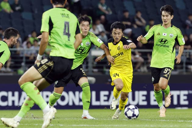 Kenshin Yuba (Reysol), SEPTEMBER 16, 2026 - Football Soccer : 2026-27 AFC Champions League Elite Eest Region League Stage match between Jeonbuk Hyundai Motors FC 2-1 Kashiwa Reysol at Jeonju World Cup Stadium in Jeonju, South Korea. Noxthirdxpartyxsales  aflo_348614289 AtsushixTokumarux