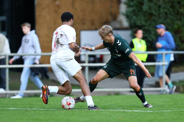 7 Lamin Beuck Eimsbütteler TV, 22 Paul Bellmann SV Werder Bremen U23 Soccer I Men s I Regionalliga Nord I 2026–2027 Season I Matchday 9 I Eimsbütteler TV vs. SV Werder Bremen U23 I September 16, 2026 I Sportpark Hinschenfelde