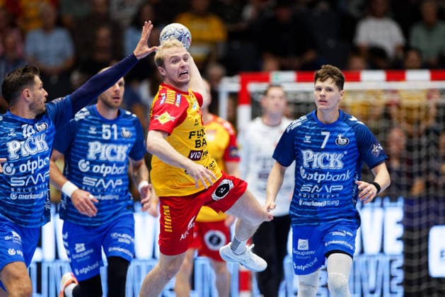 GOG v Pick Szeged, EHF Champions League Handball, Svendborg, Denmark Svendborg, Denmark. 16th, September 2026. Hjalte Lykke (29) of GOG seen during the EHF Champions League match between GOG and Pick Szeged at Arena Svendborg in Svendborg. Denmark, Svendborg, Arena Svendborg  Copyright: xGonzalesxPhoto LauxNielsenx