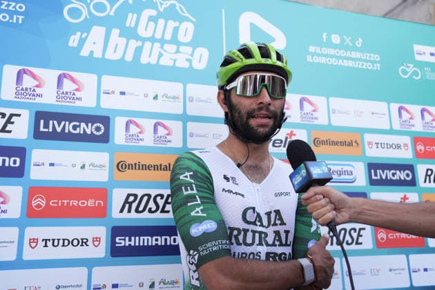 Colombia s Fernando Gaviria Rendon of Caja Rural-Seguros RGA during the Giro d™Abruzzo, stage 3 from Oricola - Piana del Cavaliere to San Benedetto dei Marsi (159 km) - Abruzzo, Italy - Thursday, September 17, 2026. - cycling.  Copyright: xMassimoxPaolone LaPressex