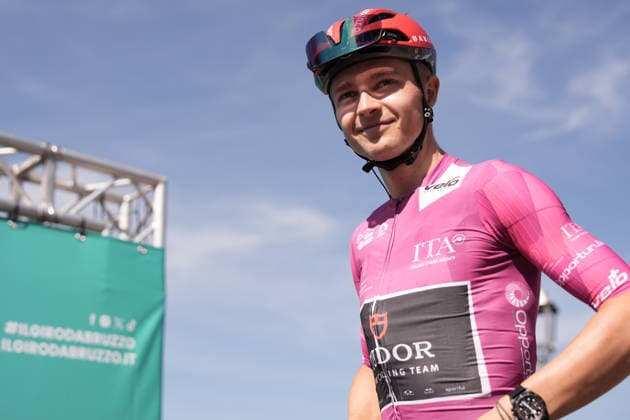 Germany s Lennart Jasch of Tudor Pro Cycling Team during the Giro d™Abruzzo, stage 3 from Oricola - Piana del Cavaliere to San Benedetto dei Marsi (159 km) - Abruzzo, Italy - Thursday, September 17, 2026. - cycling.  Copyright: xMassimoxPaolone LaPressex