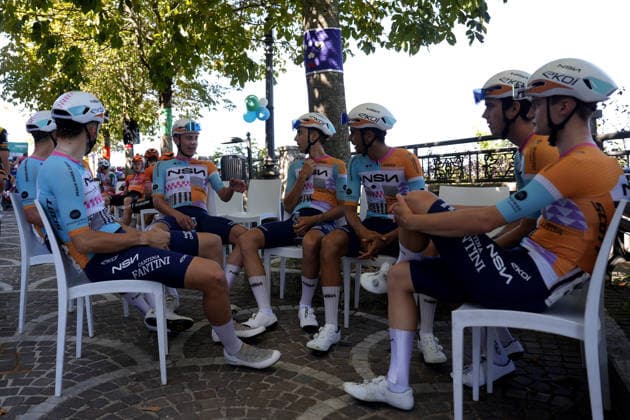 relax during the Giro d™Abruzzo, stage 3 from Oricola - Piana del Cavaliere to San Benedetto dei Marsi (159 km) - Abruzzo, Italy - Thursday, September 17, 2026. - cycling.  Copyright: xFabioxFerrari LaPressex