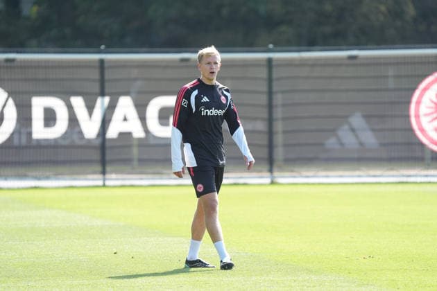 Jonathan Burkardt, Eintracht Frankfurt, September 17, 2026, Bundesliga, 2026–27 Season, Eintracht Frankfurt Training