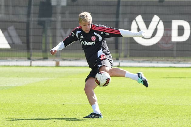 Jonathan Burkardt, Eintracht Frankfurt, September 17, 2026, Bundesliga, 2026–27 Season, Eintracht Frankfurt Training