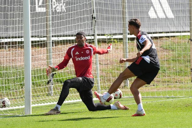 Football, Bundesliga 1, Eintracht Frankfurt, Training