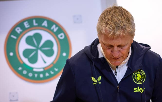 Republic of Ireland Squad Announcement, FAI HQ, Dublin 17 9 2026 Manager Heimir Hallgrimsson Heimir Hallgrimsson 17 9 2026  Copyright: xx RB2_3146