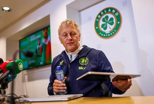 Republic of Ireland Squad Announcement, FAI HQ, Dublin 17 9 2026 Manager Heimir Hallgrimsson Heimir Hallgrimsson 17 9 2026  Copyright: xx RB2_4256