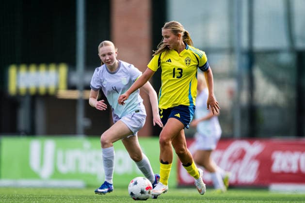 September 17, 2026: Tove Schlyter of Sweden during the under-15 friendly match between Norway and Sweden on September 17, 2026 in Lorenskog. Photo by Marius Simensen. BILDBYRAN COP 238 bbeng women s soccer football Norway Sweden friendly match  Copyright: MARIUSxSIMENSEN BB260917BB229
