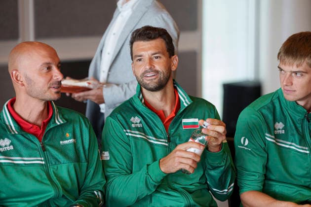 Tennis, Davis Cup, Bulgaria, press conference