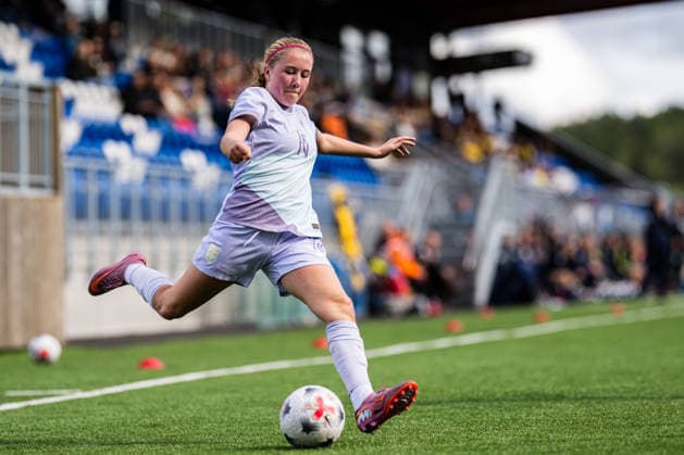 September 17, 2017: Signe Brandsrud of Norway during the Under-15 friendly match between Norway and Sweden on September 17, 2026 in Lorenskog. Photo by Marius Simensen. BILDBYRAN COP 238 bbeng women s soccer football Norway Sweden soccer Sweden friendly match  Copyright: MARIUSxSIMENSEN BB260917BB261