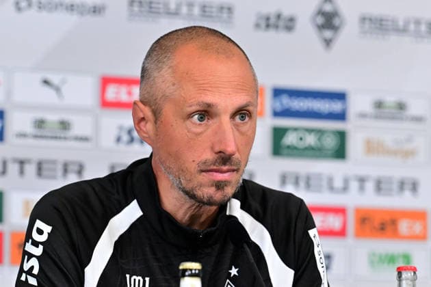 September 17, 2026, Mönchengladbach Soccer, Men s, 2026–2027 Season, Borussia Mönchengladbach press conference ahead of the match against 1. FSV Mainz 05 Jan Moritz Lichte, Interim Coach, Gladbach. DFL regulations prohibit any use of photographs as image sequences and or quasi-video content at Borussia Park, North Rhine-Westphalia, Germany