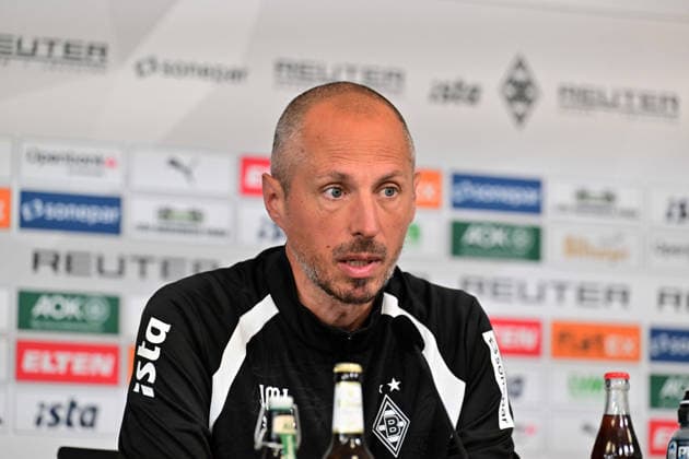 September 17, 2026, Mönchengladbach Soccer, Men s, 2026–2027 season, Borussia Mönchengladbach press conference ahead of the match against 1. FSV Mainz 05 Jan Moritz Lichte, interim coach of Gladbach. DFL regulations prohibit any use of photographs as image sequences and or quasi-video content at Borussia Park, North Rhine-Westphalia, Germany