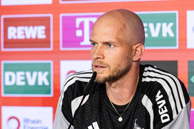 Press Conference, 1 FC Köln, September 17, 2026: Rene Wagner, Head Coach of 1 FC Köln, during the press conference ahead of the Bundesliga match against SV Werder Bremen. Press Conference, 1 FC Köln, Geißbockheim, Cologne, September 17, 2026 Copyright: xBEAUTIFULxSPORTS Buriakovx