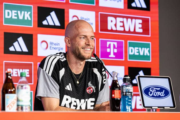 Football, Bundesliga 1, 1. FC Köln, press conference