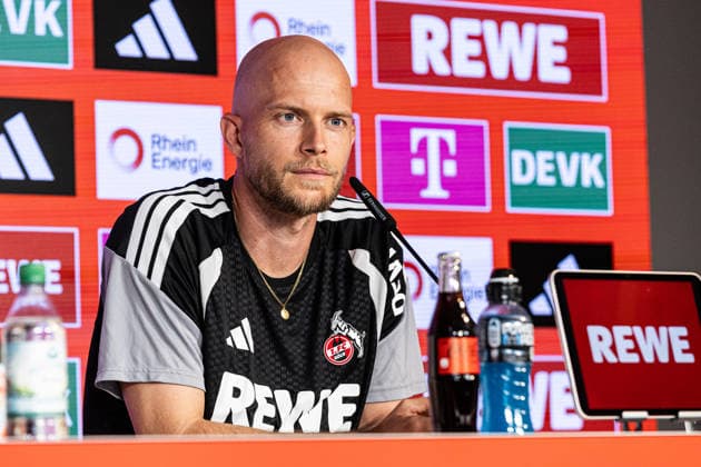 Press Conference, 1. FC Köln, September 17, 2026: Rene Wagner, Head Coach of 1. FC Köln, during the press conference ahead of the Bundesliga match against SV Werder Bremen. Press Conference, 1. FC Köln, Geißbockheim, Cologne, September 17, 2026 Copyright: xBEAUTIFULxSPORTS Buriakovx