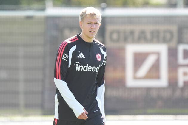 Jonathan Burkardt, Eintracht Frankfurt, September 17, 2026, Bundesliga, 2026–27 Season, Eintracht Frankfurt Training
