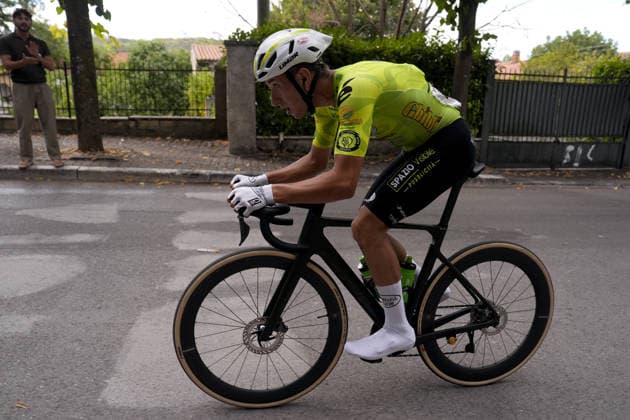 Italy s Filippo D Aiuto of General Store - Essegibi - F.lli Curia during the Giro d™Abruzzo, stage 3 from Oricola - Piana del Cavaliere to San Benedetto dei Marsi (159 km) - Abruzzo, Italy - Thursday, September 17, 2026. - cycling.  Copyright: xFabioxFerrari LaPressex