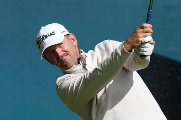 VIRGINIA WATER, ENGLAND - SEPTEMBER 17: Bernd Wiesberger (AUT) plays from the second tee during Round 1 at the BMW PGA, Golf Herren Championship at Wentworth Golf Club, Virginia Water on September 17, 2026 in Surrey, England The BMW PGA Championship