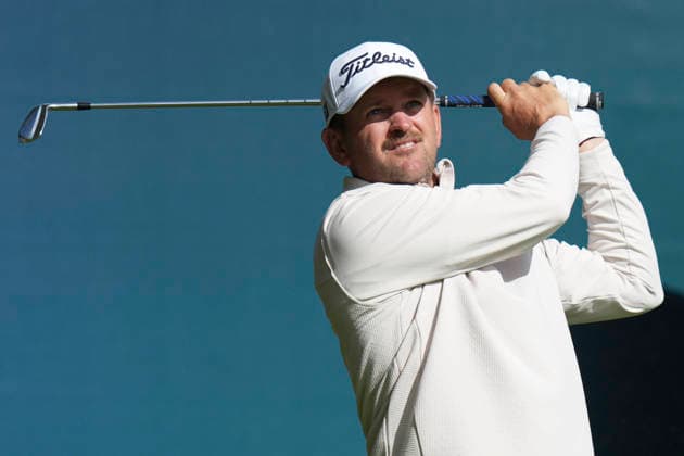 VIRGINIA WATER, ENGLAND - SEPTEMBER 17: Bernd Wiesberger (AUT) plays from the second tee during Round 1 at the BMW PGA, Golf Herren Championship at Wentworth Golf Club, Virginia Water on September 17, 2026 in Surrey, England The BMW PGA Championship