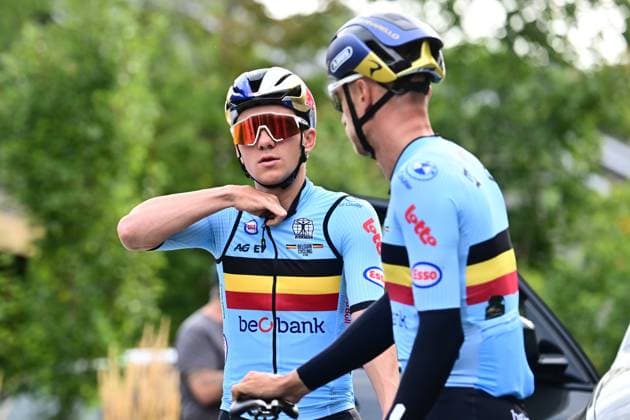 UCI 2026 Road World Championship, WM, Weltmeisterschaft Montreal 17 09 2026 BROMONT, CANADA - SEPTEMBER 17 : Evenepoel Remco (BEL) of Red Bull BORA Hansgrohe pictured during a training session prior to the Men Elite cycling road race of the 2026 UCI Road World Championships 93th edition an UCI World Championships cycling race in Montreal on September 17, 2026 in Bromont, Canada, 17 09 2026 Bromont Canada  Copyright: xPeterxDexVoechtx