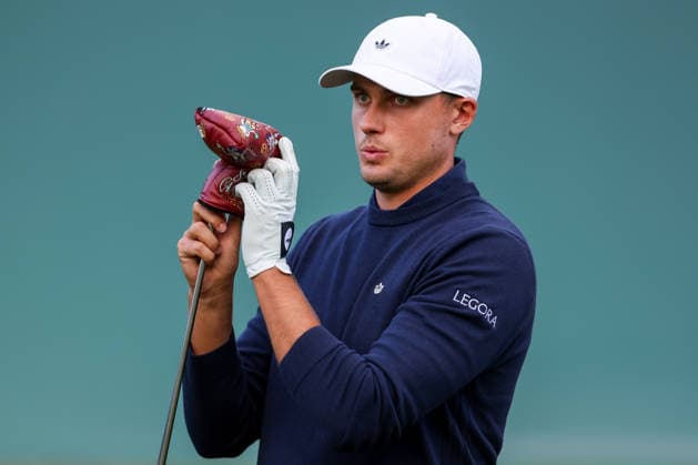 RECORD DATE NOT STATED 16th September 2026; Wentworth Golf Club, Virginia Water, Surrey, England; DP World Tour Golf, BMW PGA, Golf Herren Championship, Pro Am; Ludvig Aberg of Sweden at the 18th hole HenningxVonxJagow