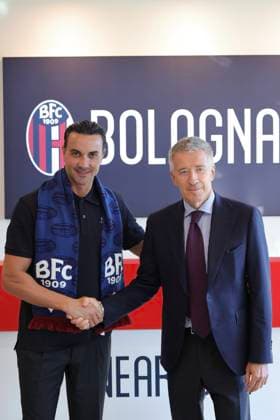Presentazioni alla stampa del nuovo allenatore del Bologna fc Raffaele Palladino Bologna (Italia) 17 Settembre 2026 (Photo Guido Calamosca LaPresse) Raffaele Palladino is the new Bologna Football club Coach Sep 17, 2026 - Bologna - Italia (Guido Calamosca LaPresse )  Copyright: xGuidoxCalamosca LaPressex