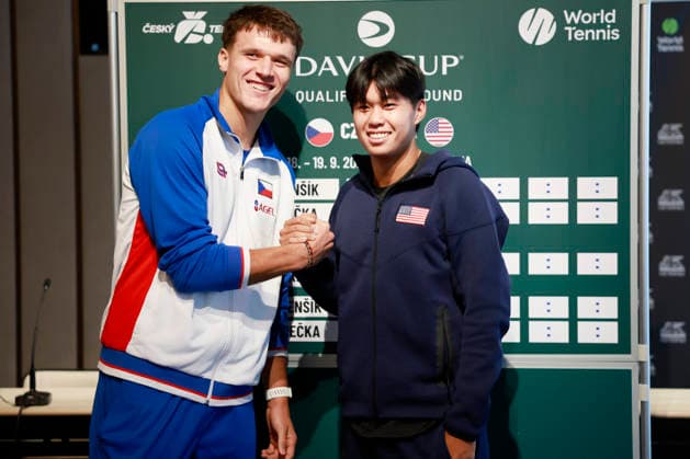 Tennis, Davis Cup, Czech Republic v USA, press conference