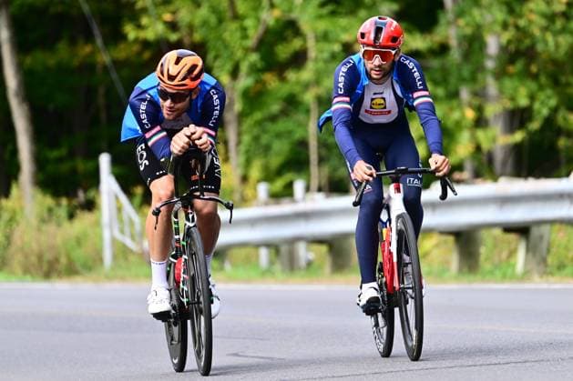 UCI 2026 Road World Championship, WM, Weltmeisterschaft Montreal 17 09 2026 BROMONT, CANADA - SEPTEMBER 17 : Ganna Filippo (ITA) of Netcompany INEOS pictured during a training session prior to the Men Elite cycling road race of the 2026 UCI Road World Championships 93th edition an UCI World Championships cycling race in Montreal on September 17, 2026 in Bromont, Canada, 17 09 2026 Bromont Canada  Copyright: xPeterxDexVoechtx
