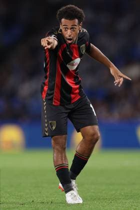 Fußball, EL, Real Sociedad San Sebastian - AFC Bournemouth #2 Tyler Adams of Bournemouth shows a look of frustration. Real Sociedad v AFC Bournemouth, UEFA Europa League, Football, Reale Arena, San Sebastian, Spain - 17 Sep 2026San Sebastian Reale Arena Australia  Copyright: xRaddadxJebarah Shutterstockx 17155987t