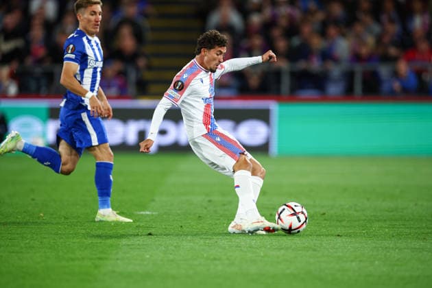 UEFA Europea League: Crystal Palace v Lech Poznan LONDON, UK - 17th Sept 2026: Yeremy Pino of Crystal Palace scores his side s first goal during the UEFA Europa League league stage match between Crystal Palace FC and Lech Poznan at Selhurst Park London Selhurst Park England United Kingdom Copyright: xCraigxMercerx xPeakxActionxPhotosx