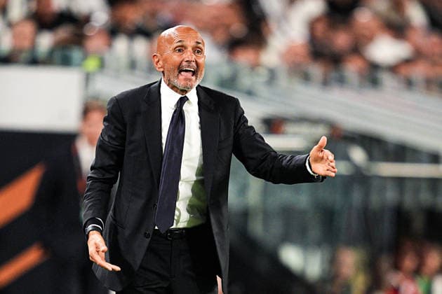 Juventus s head coach Luciano Spalletti during the Uefa Europa League soccer match, between Juventus and NEC at the Allianz Stadium in Turin, north west Italy - Thursday, September 17, 2026. - Soccer  Copyright: xMarcoxAlpozzi LaPressex