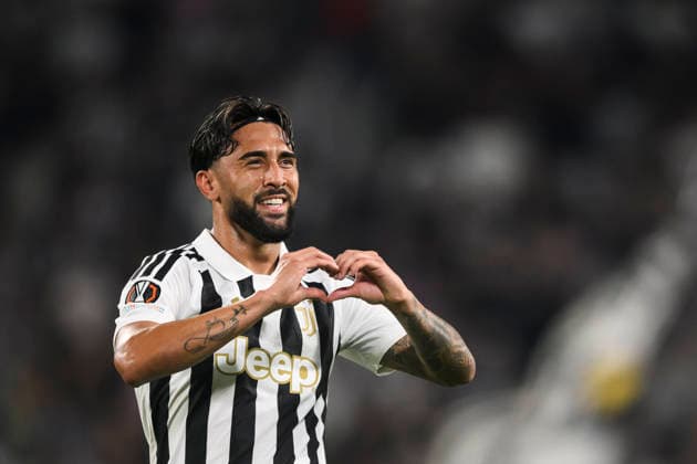 Juventus FC v NEC Nijmegen - UEFA Europa League Nico Gonzalez of Juventus FC celebrates after scoring the opening goal during the UEFA Europa League 2026 27 league phase football match between Juventus FC and NEC Nijmegen. Turin Italy Copyright: xNicolòxCampox