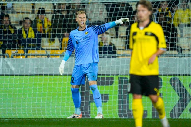 2026–2027 UEFA Europa League: Lillestrøm SCU vs. Torreense, Lillestrøm, September 17, 2026. Lillestrøm goalkeeper Pontus Dahlberg during the UEFA Europa League soccer match between Lillestrøm and SCU Torreense at Arasen. Photo: Stian Lysberg Solum NTB Lillestrom Norway EDITORIAL USE ONLY RESTRICTED USE FOR BETTING COMPANIES  Copyright: xStianxLysbergxSolumx xNTBx