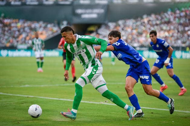 ESP LaLiga EA Sports Real Betis vs. Getafe CF Nelson Alexander Deossa Suarez of Real Betis during the LaLiga EA Sports match between Real Betis and Getafe CF played at La Cartuja Stadium in Seville on September 17, 2026, in Spain. Spanish Soccer Copyright: xAgenciaxLOFx