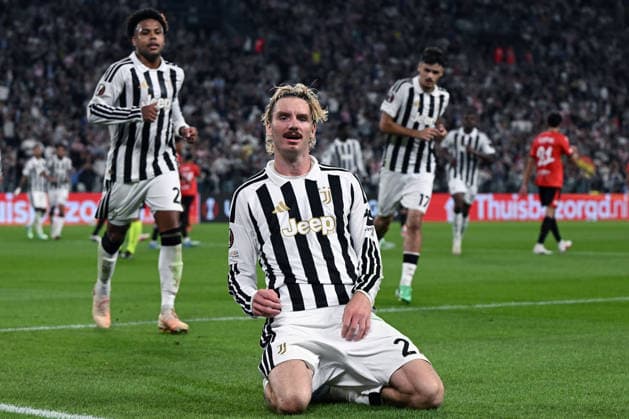 Cm Torino 117 09 2026 - Europa League Juventus-NEC Nijmegen foto Cristiano Mazzi Image nella foto: esultanza gol Nick Woltemade 