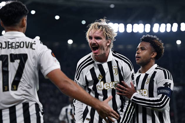 Cm Torino 117 09 2026 - Europa League Juventus-NEC Nijmegen foto Cristiano Mazzi Image nella foto: esultanza gol Nick Woltemade 