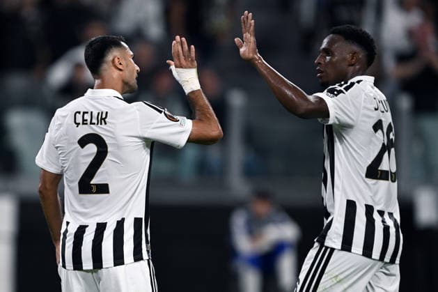 Cm Torino 117 09 2026 - Europa League Juventus-NEC Nijmegen foto Cristiano Mazzi Image nella foto: esultanza gol Zeki Celik 